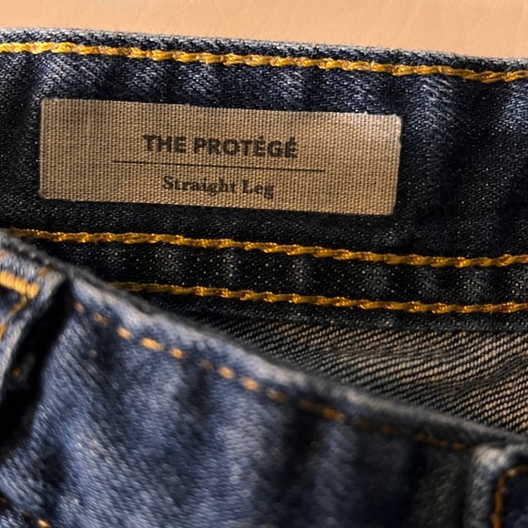 AG Adriano Goldschmied Protege Straight Leg Dark Was Jeans 36 - Picture 7 of 10